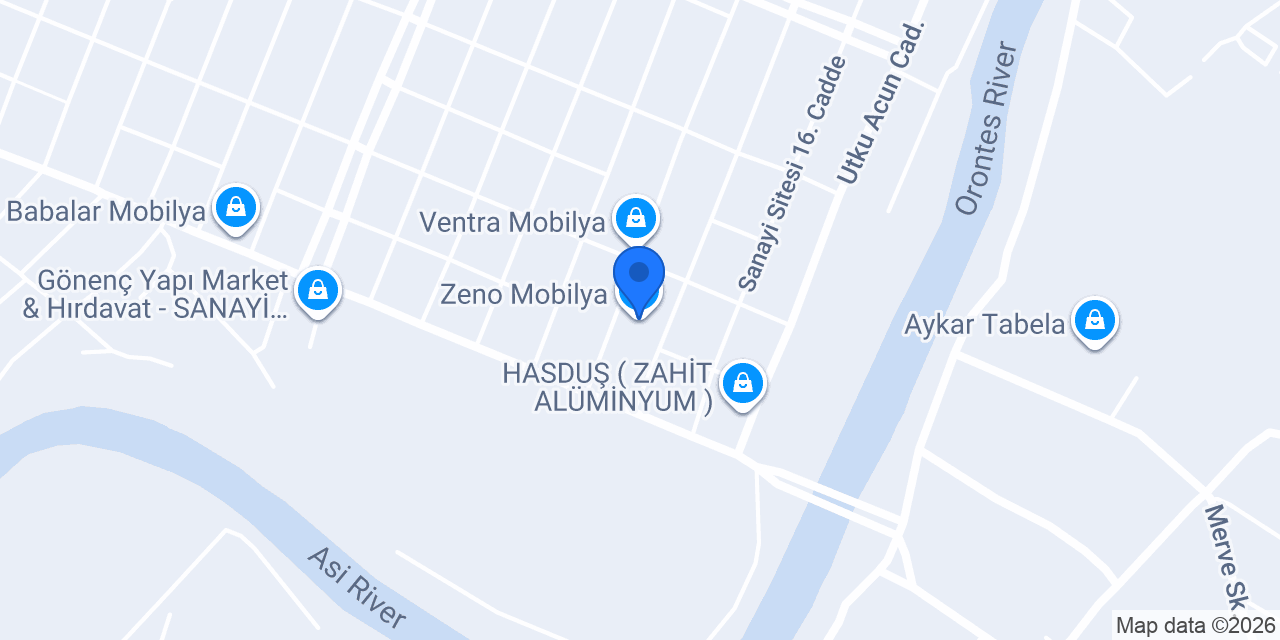 Zeno Mobilya konumu