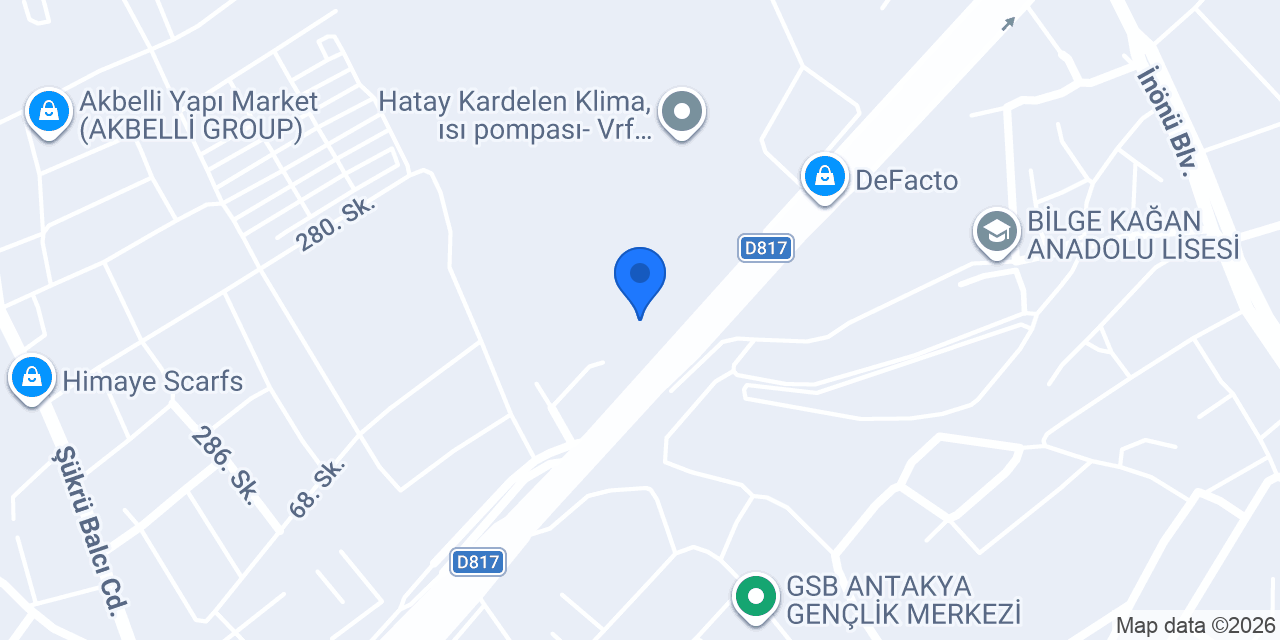 Özel Hatay Denge Koleji konumu