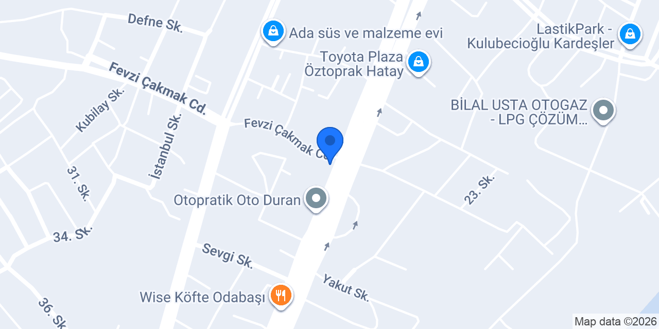 UTTS Hatay Yetkili Montaj- Servisim Yanımda konumu