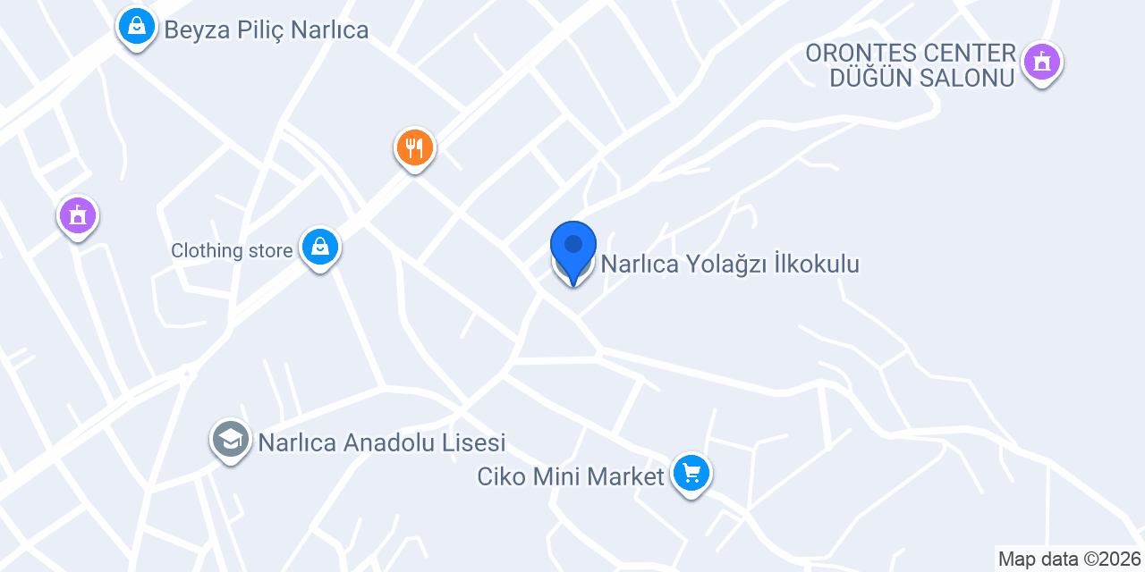 Narlıca Yolağzı İlkokulu konumu