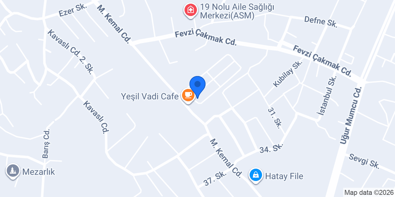 YEŞİL VADİ KIR BAHÇESİ konumu
