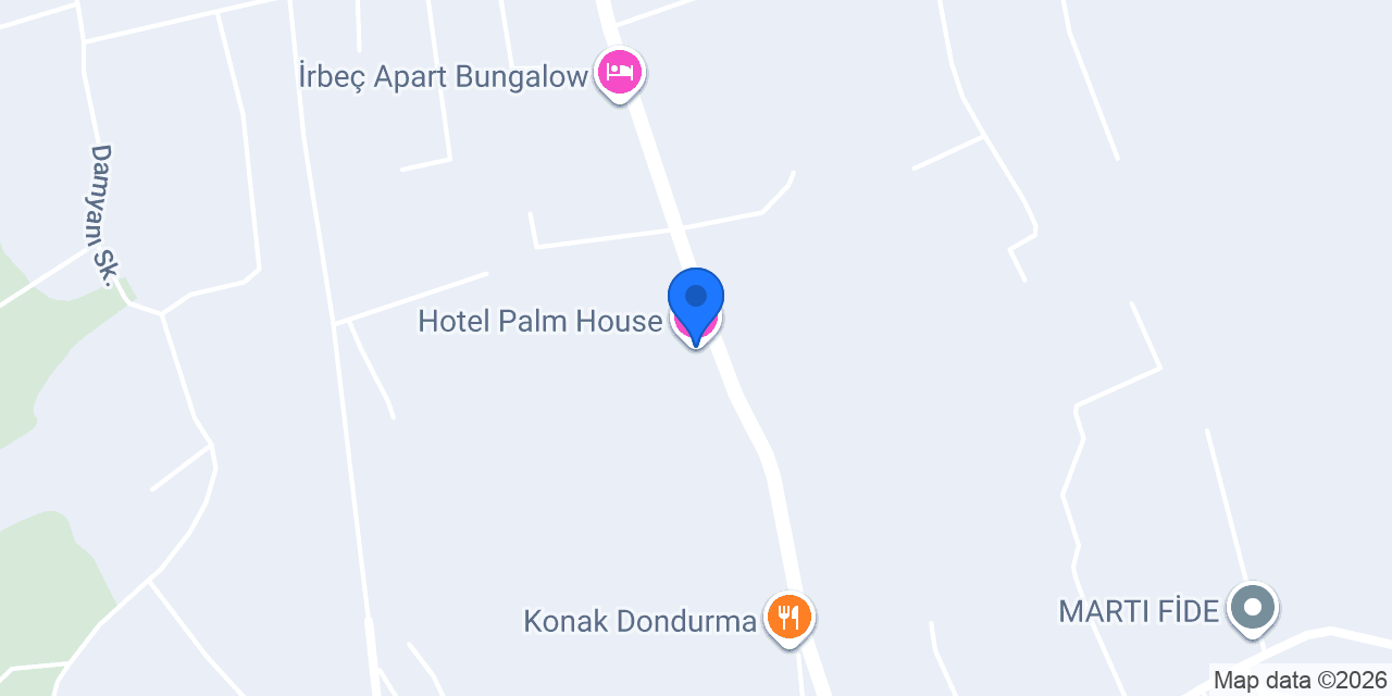 Hotel Palm House konumu