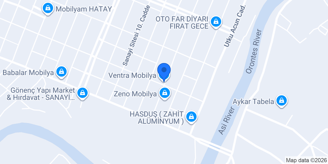 Ventra Mobilya konumu