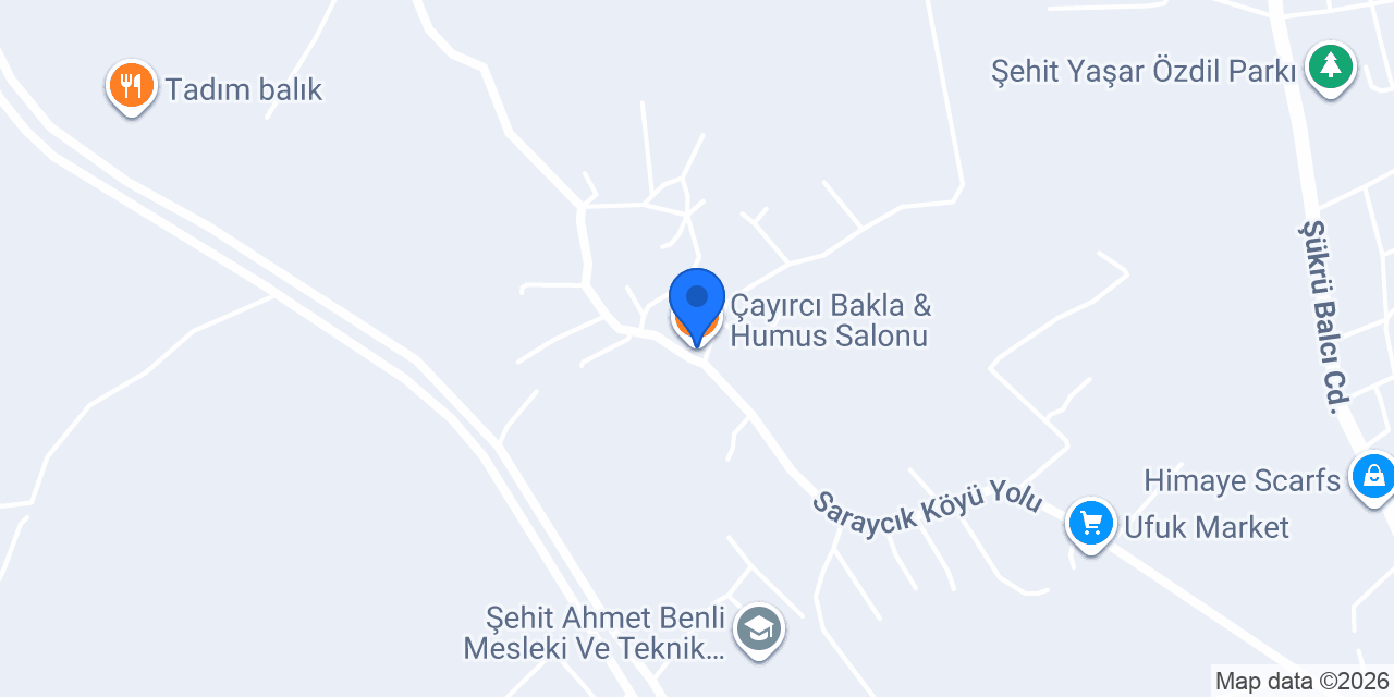 Çayırcı Bakla & Humus Salonu konumu