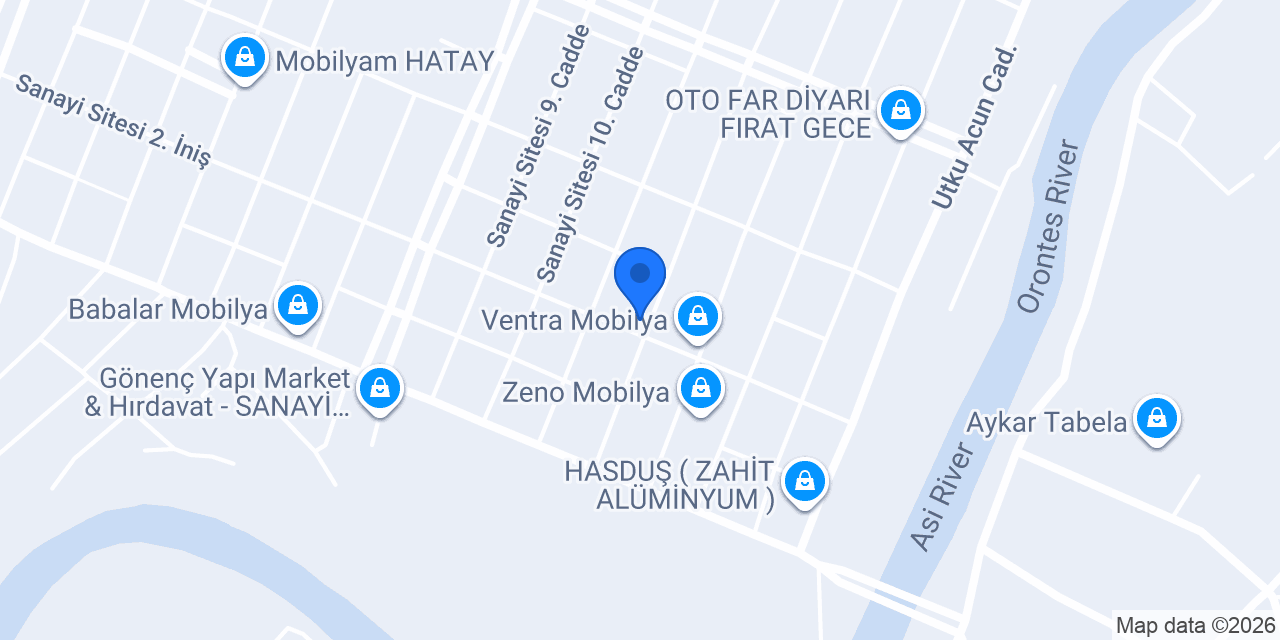 USTAOĞLU mutfak ve yapı dekorasyon konumu