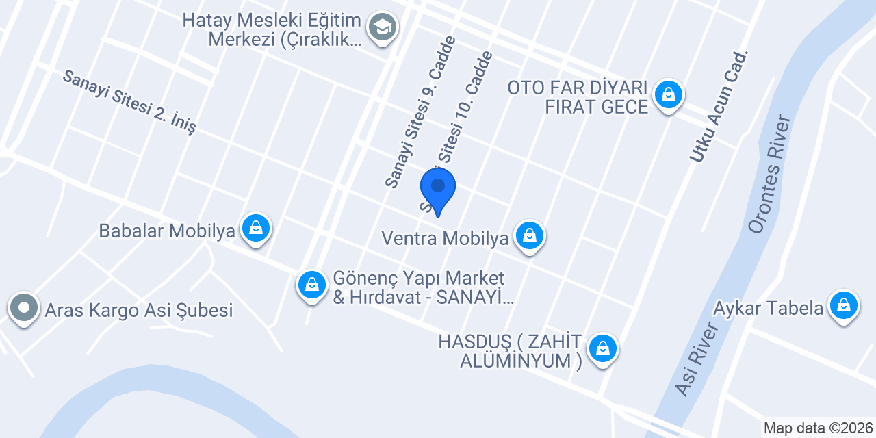 Yücel Mobilya konumu