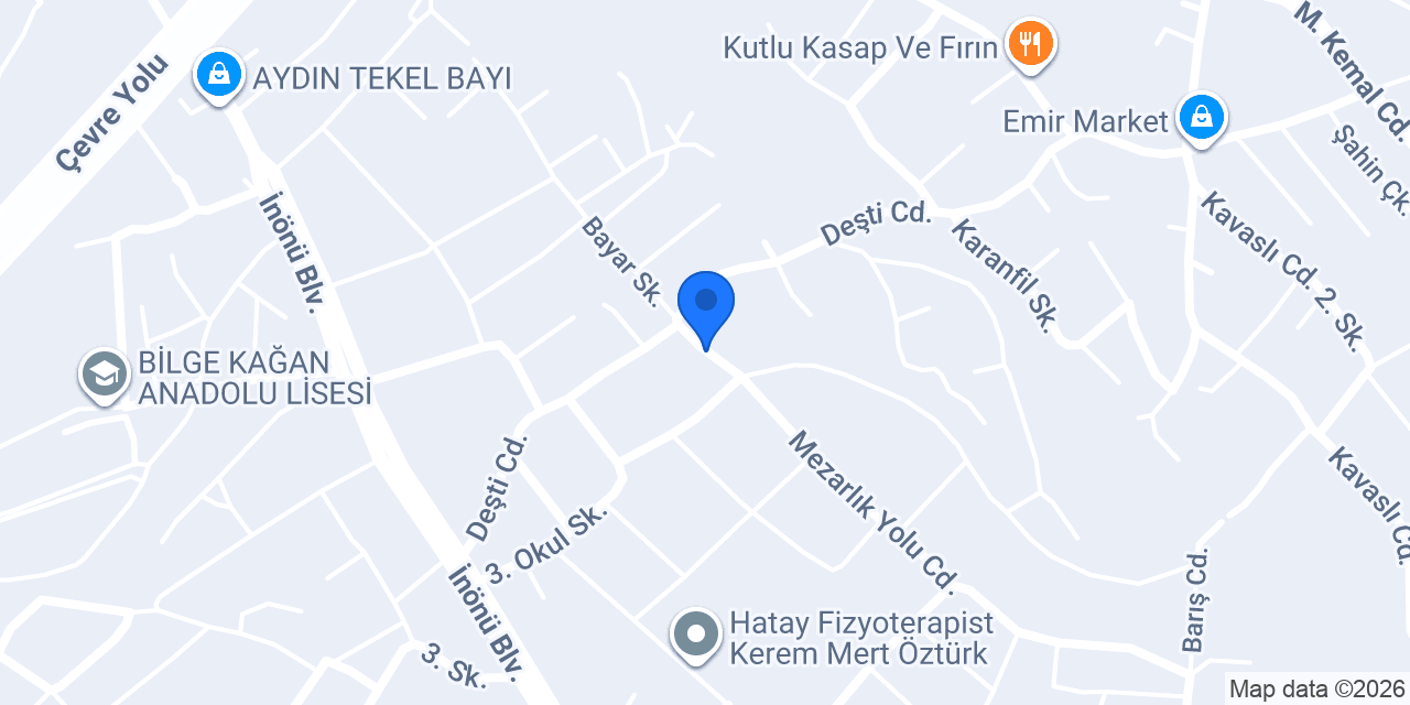 Kanarya Erkek Öğrenci Yurdu konumu