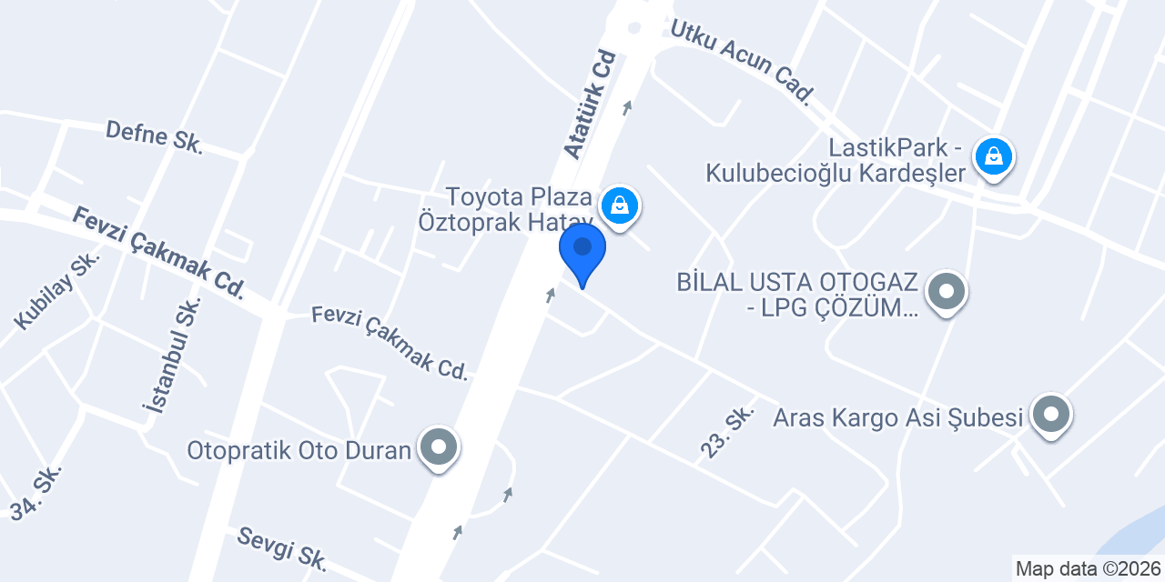 Öztoprak eczanesi konumu