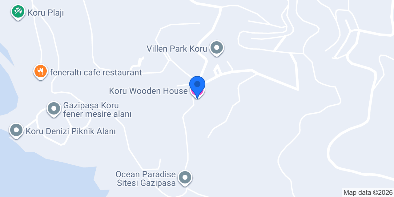 Koru Wooden House konumu