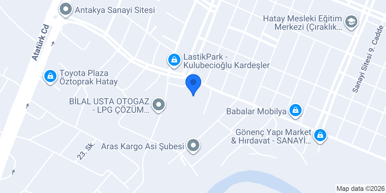 Würth Satış Mağazası konumu