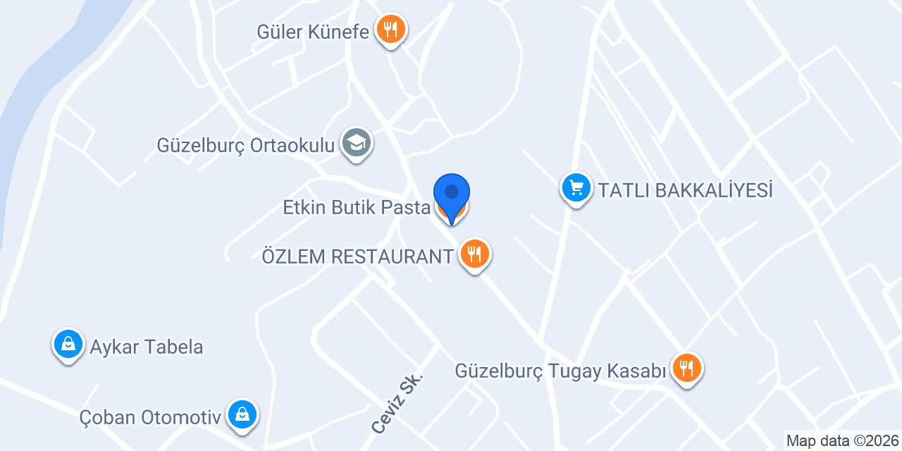 Etkin Butik Pasta konumu