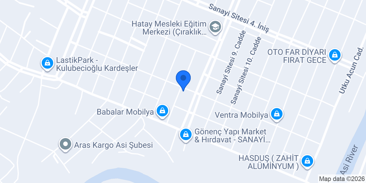 Tabancaoğlu Kardeşler Mobilya konumu