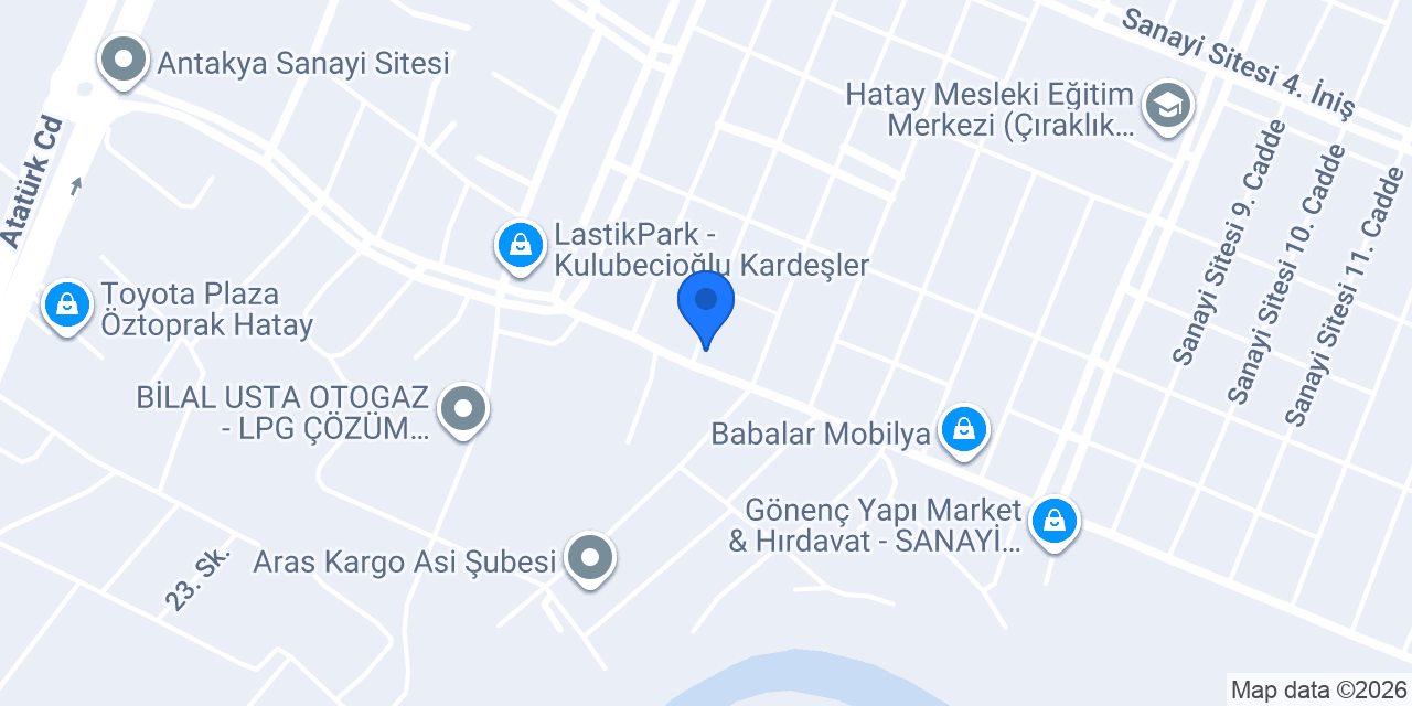 HATAY ULAŞ KOLTUK MOBİLYA ESCOM konumu