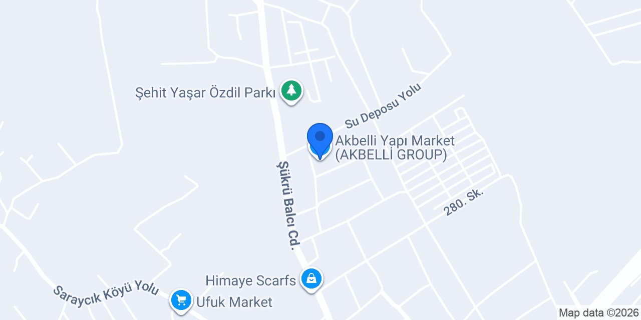 Akbelli Yapı Market (AKBELLİ GROUP) konumu