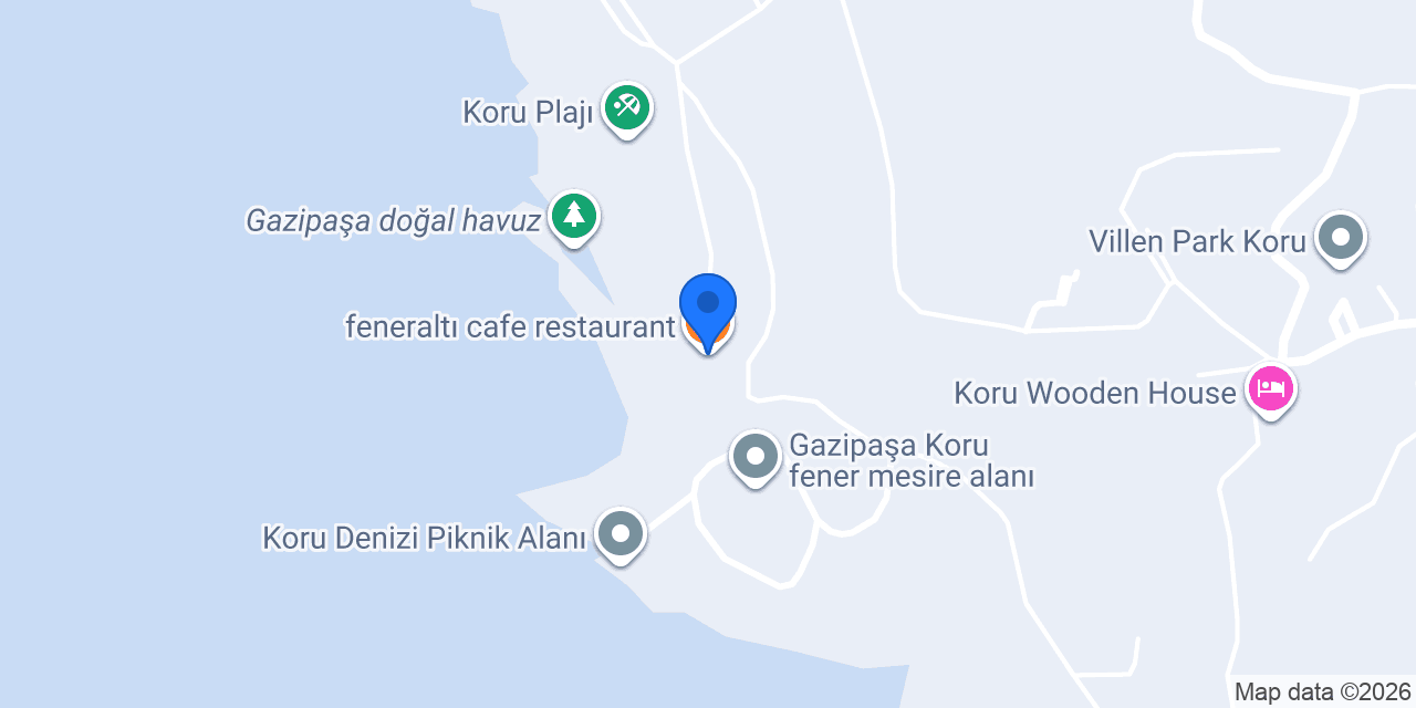 feneraltı cafe restaurant konumu