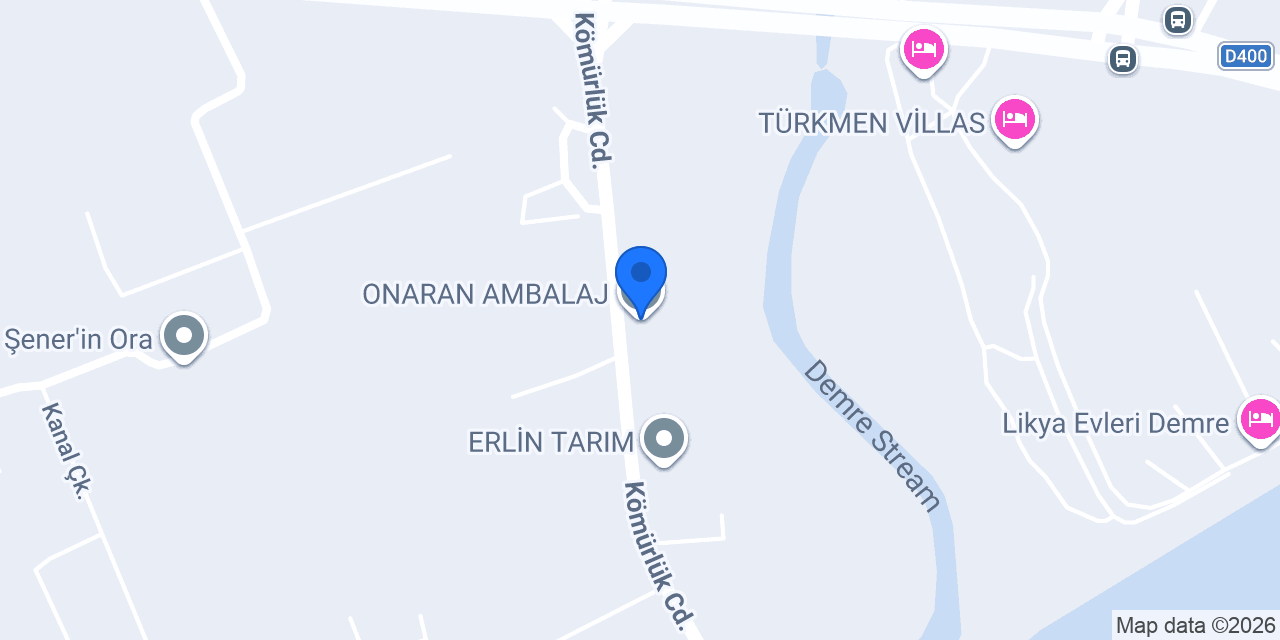 ONARAN AMBALAJ konumu