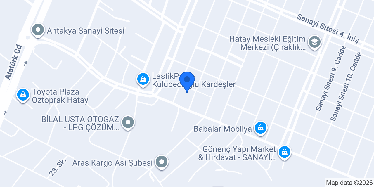 Astana Mobilya konumu