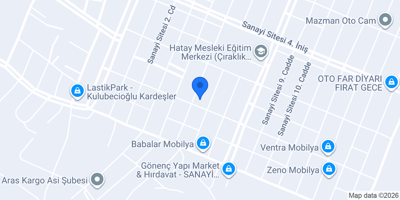 Yatkın Mobilya konumu