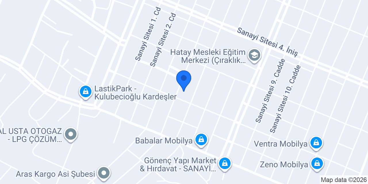 BERVA MOBİLYA konumu