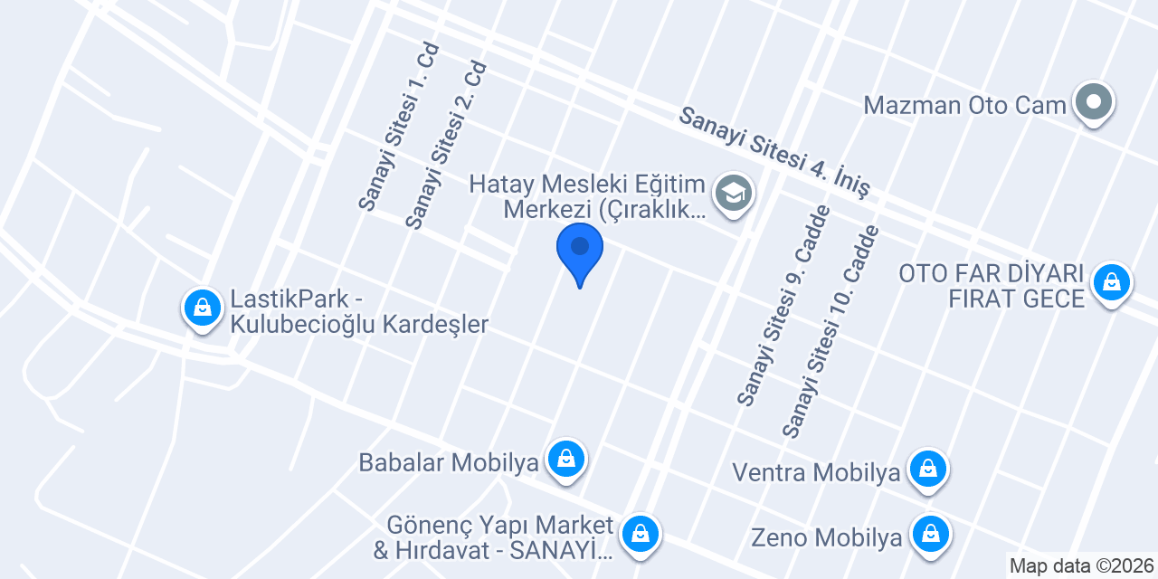 Hatay Sünger konumu