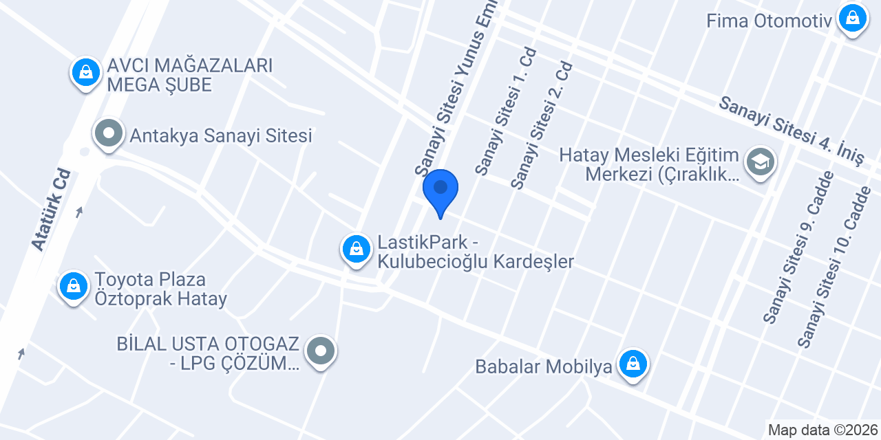 Gök Tekstil Escom konumu