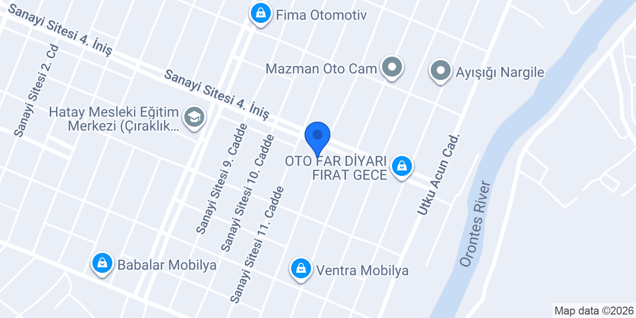 SEVİLEN OTO SERVİS konumu