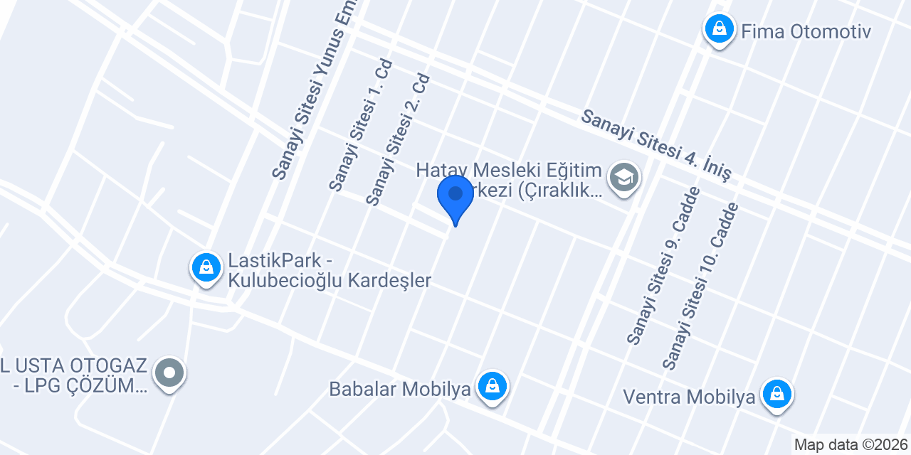 Sümer Mobilya konumu