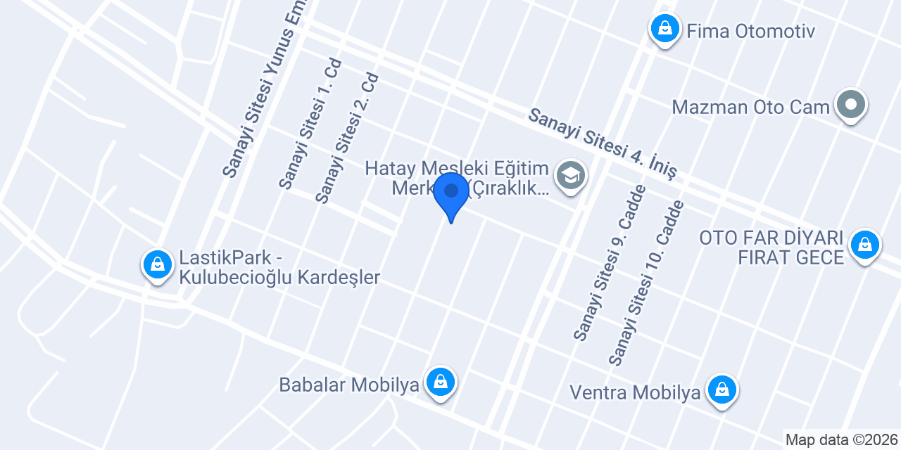 Modiva Mobilya konumu