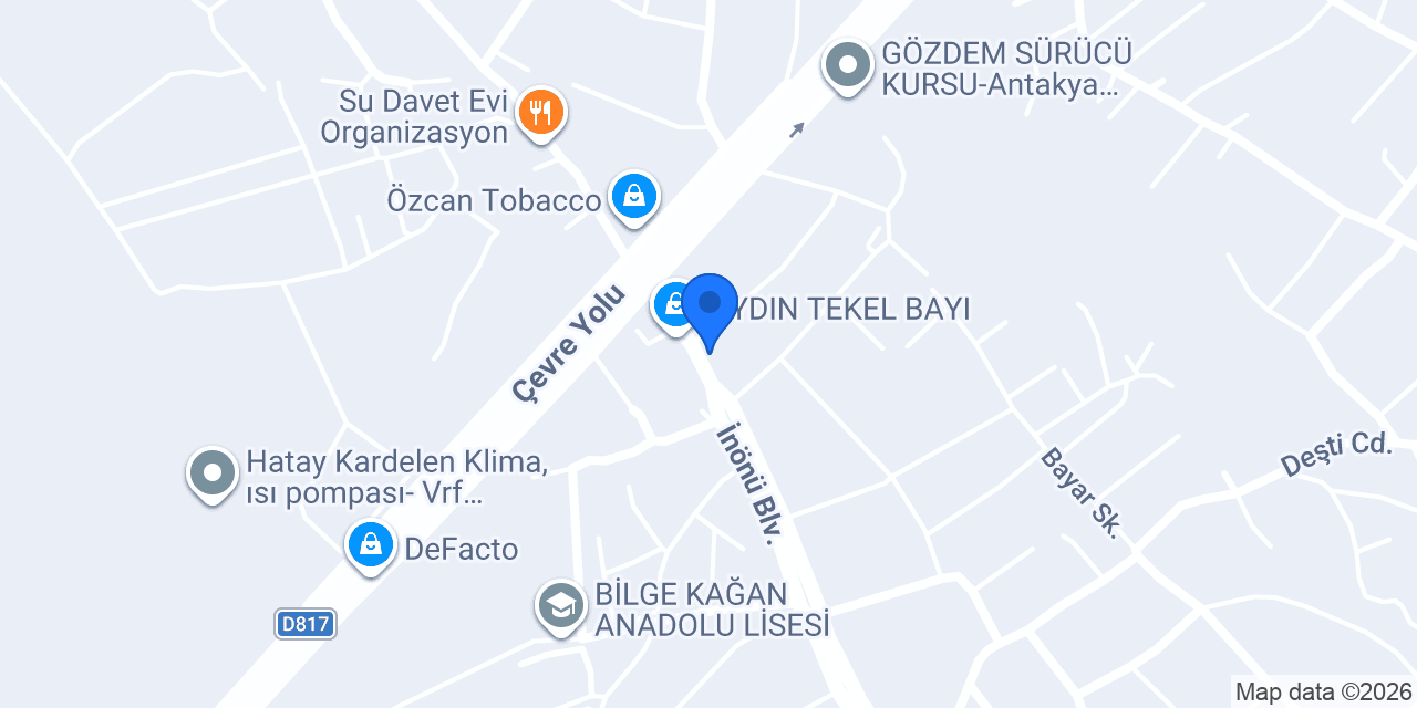 Gencel oto lastik konumu