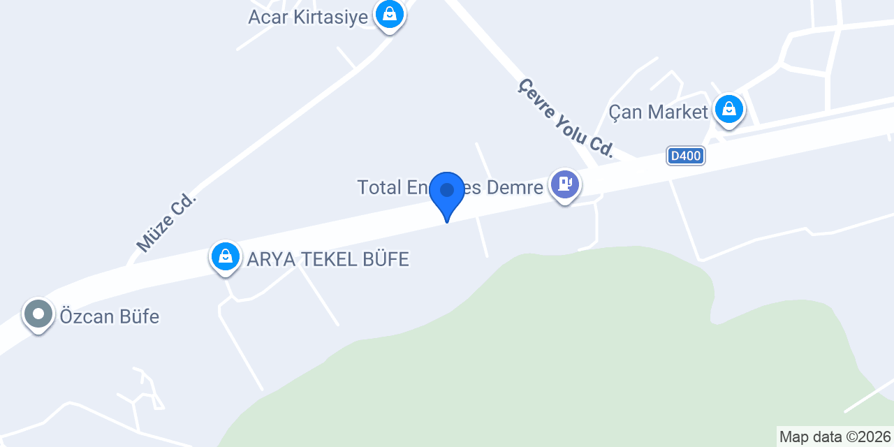 Samet Otomotiv konumu