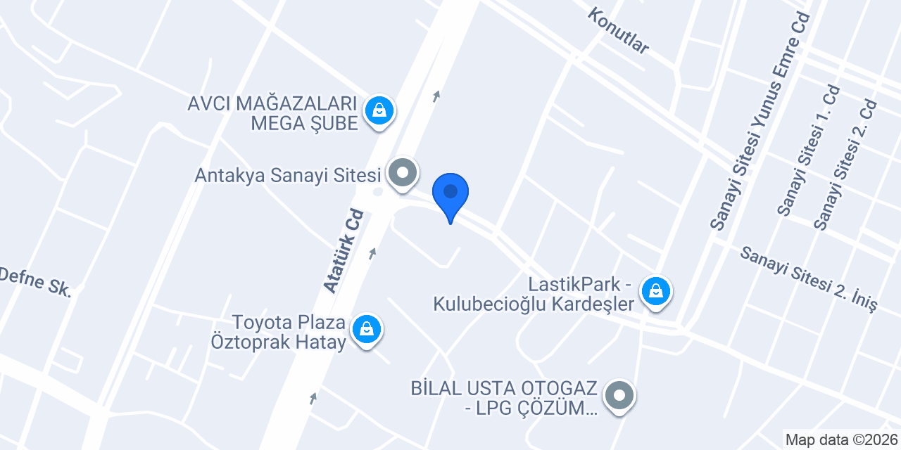 Hatay Dikiş Makinesi konumu