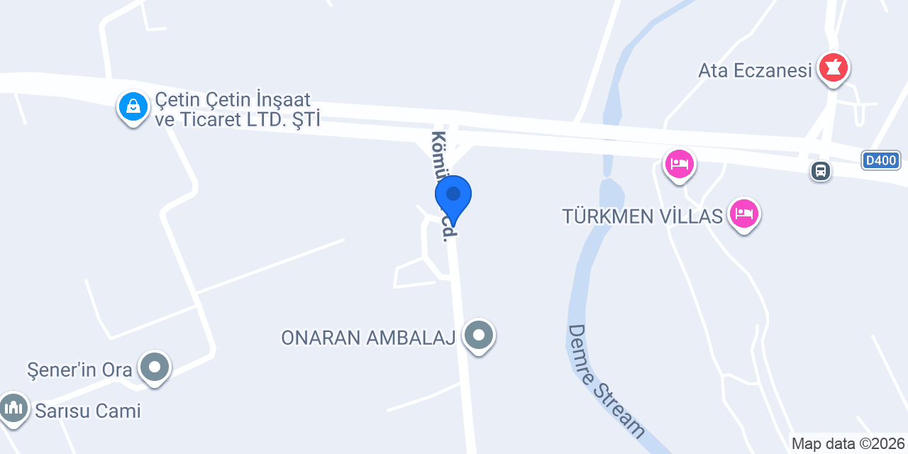 Çınar Paketleme konumu