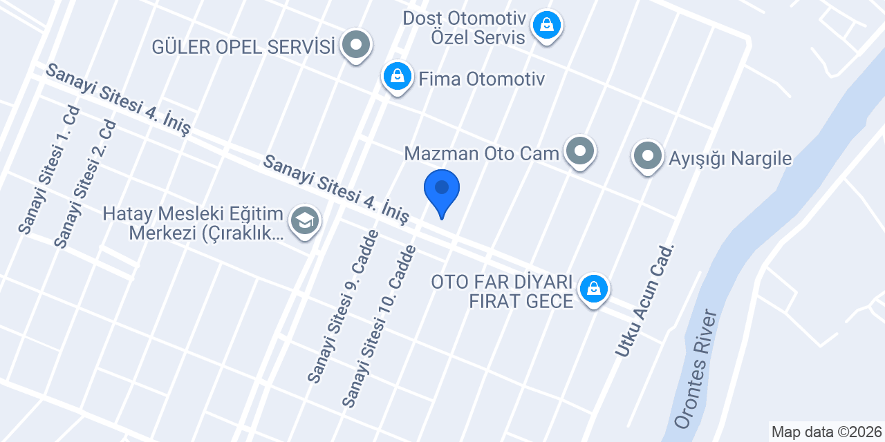 Hatay Ayransu Ayranoz Bayii konumu
