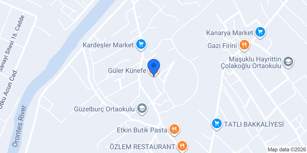 Güler Künefe konumu