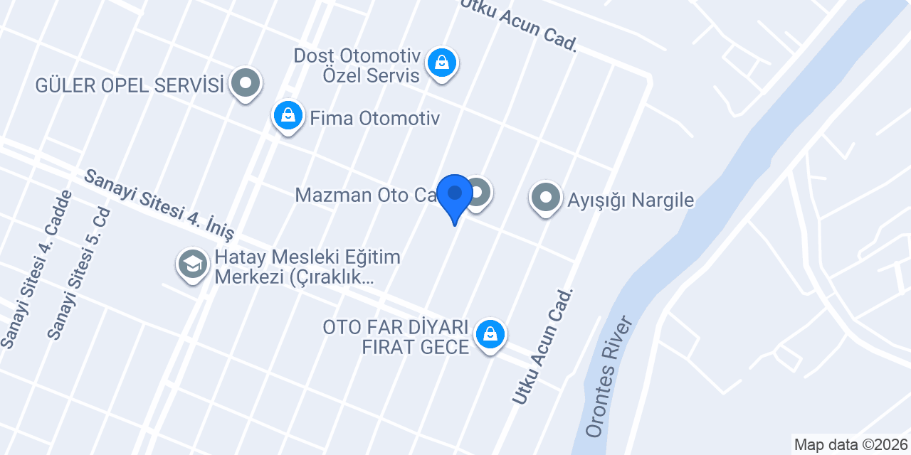 Murat usta oto boya konumu