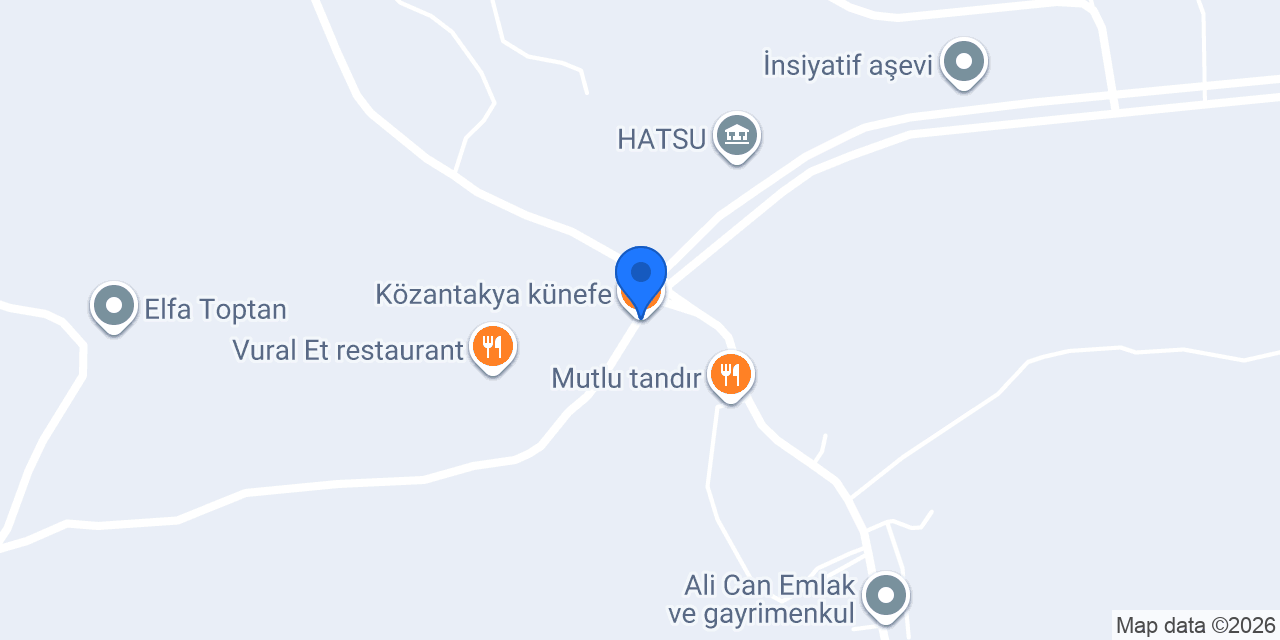 Közantakya künefe konumu