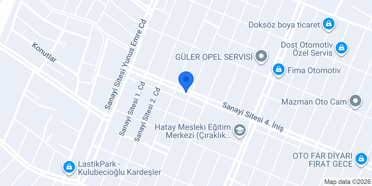 HATAY LİFE MOBİLYA konumu