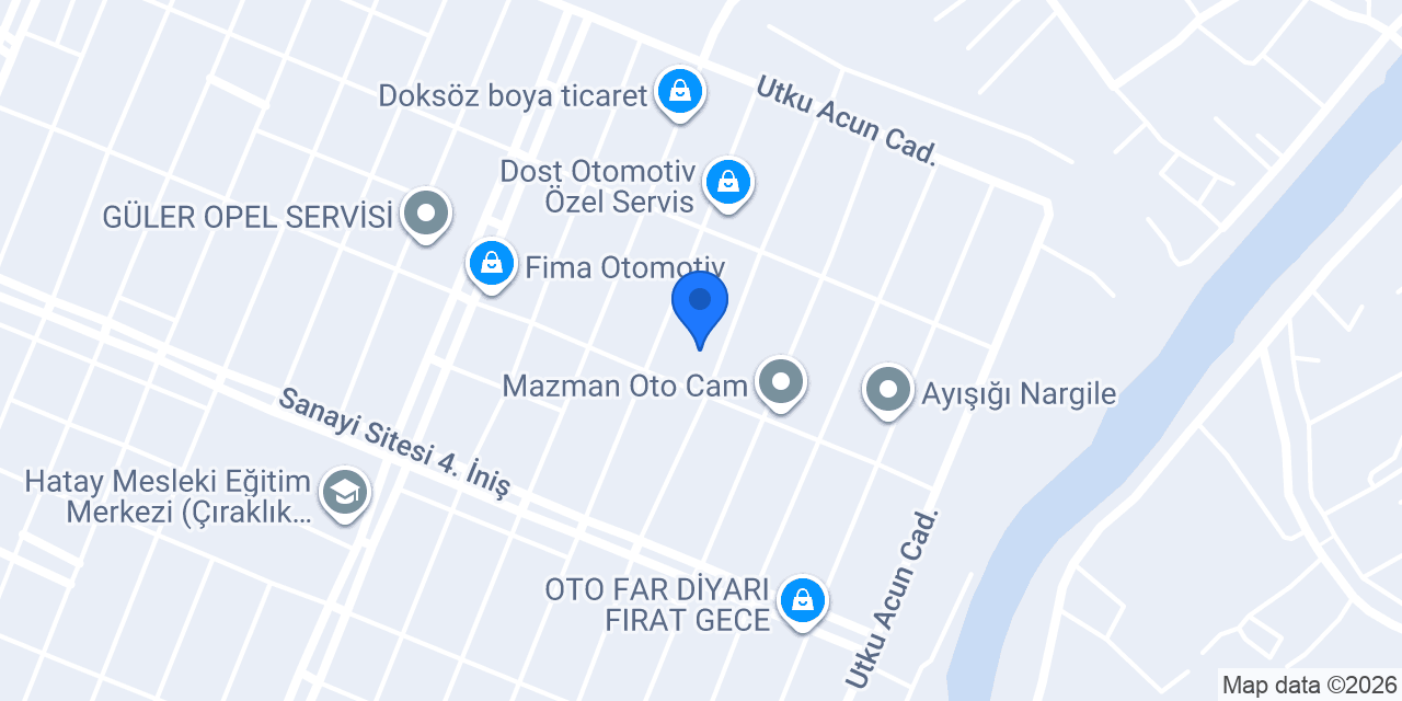 AHREZ OTOMOTİV konumu