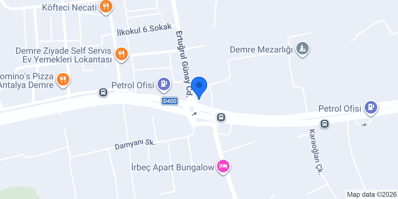 Demre Künefe Dünyası konumu