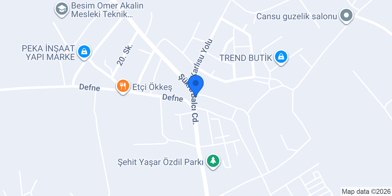 Şok Market konumu