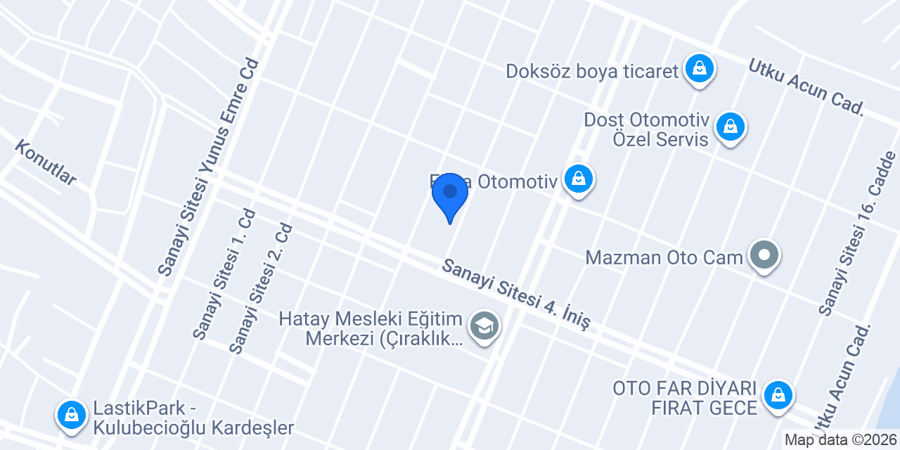 Paşaoğlu auto service konumu