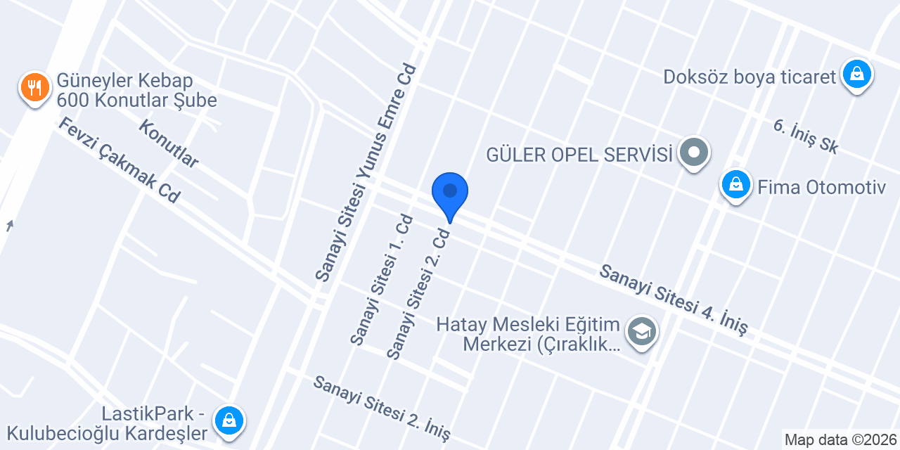 UĞUR OTO YEDEK PARÇA konumu
