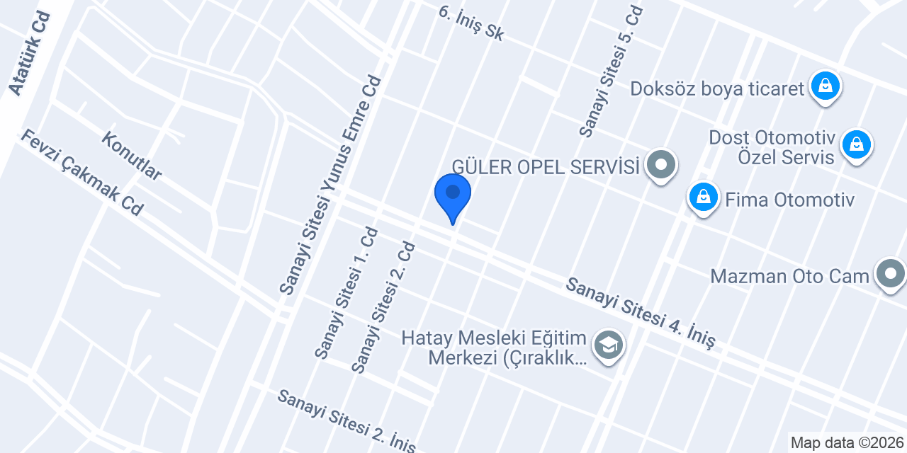 Mervan Mobilya konumu
