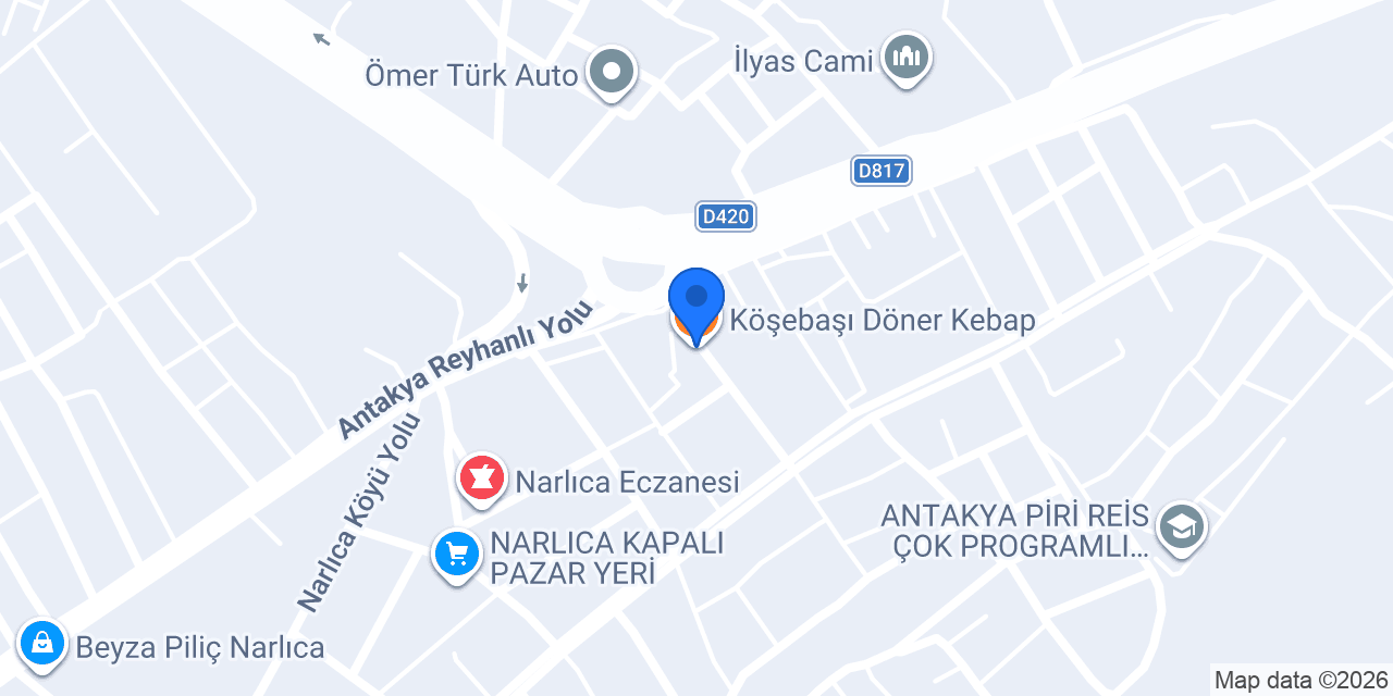 Köşebaşı Döner Kebap konumu