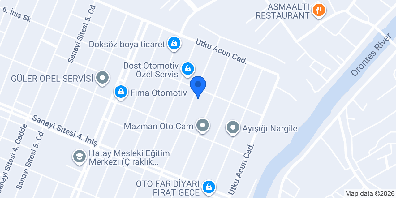 OTTO ZENİTH KARACA OTO HASAR ONARIM MERKEZİ konumu