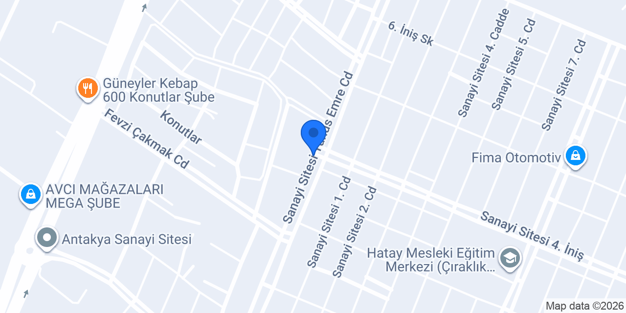 Yar-Zem Otomotiv konumu