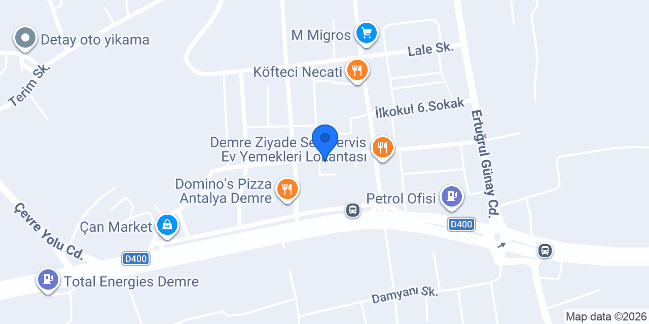 Diş Hekimi Yunus Emre Dağıstan konumu