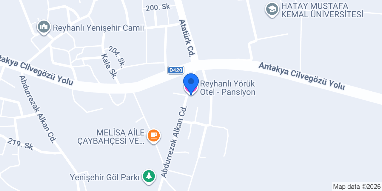 Reyhanlı Yörük Otel - Pansiyon konumu