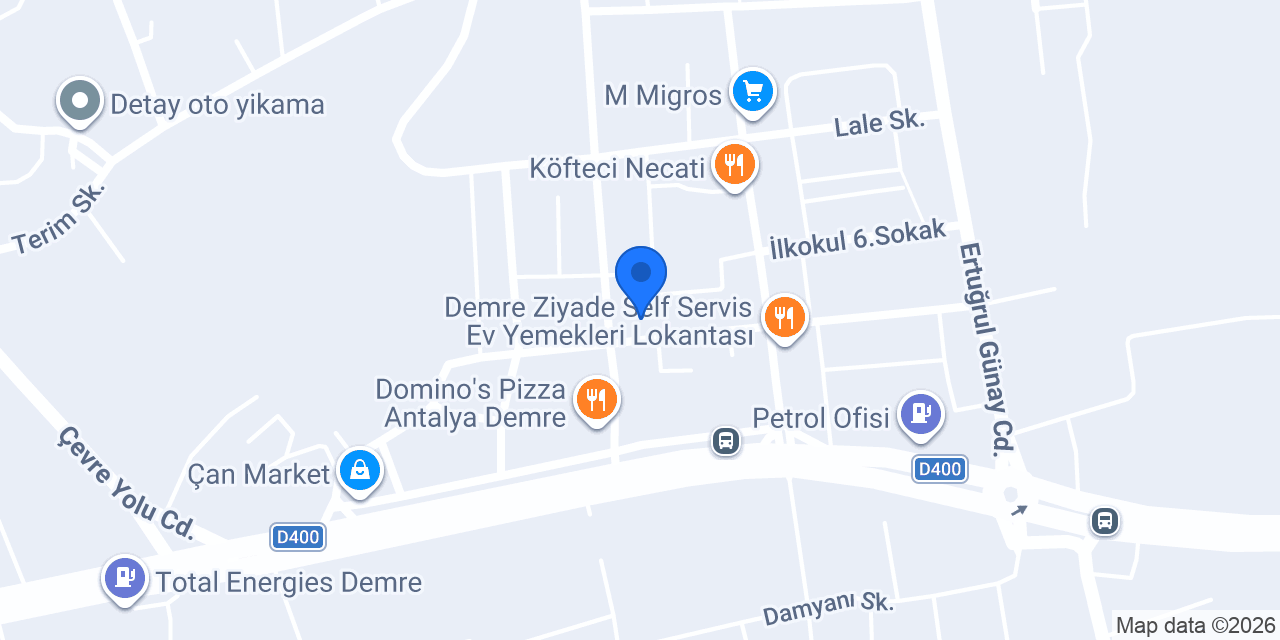 DHL eCommerce - Demre Şubesi konumu