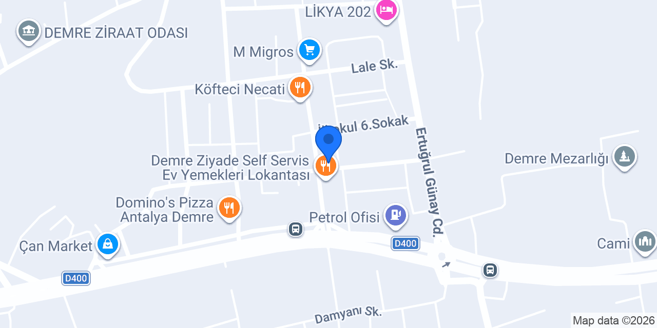 Çulcu Emlak Auto konumu